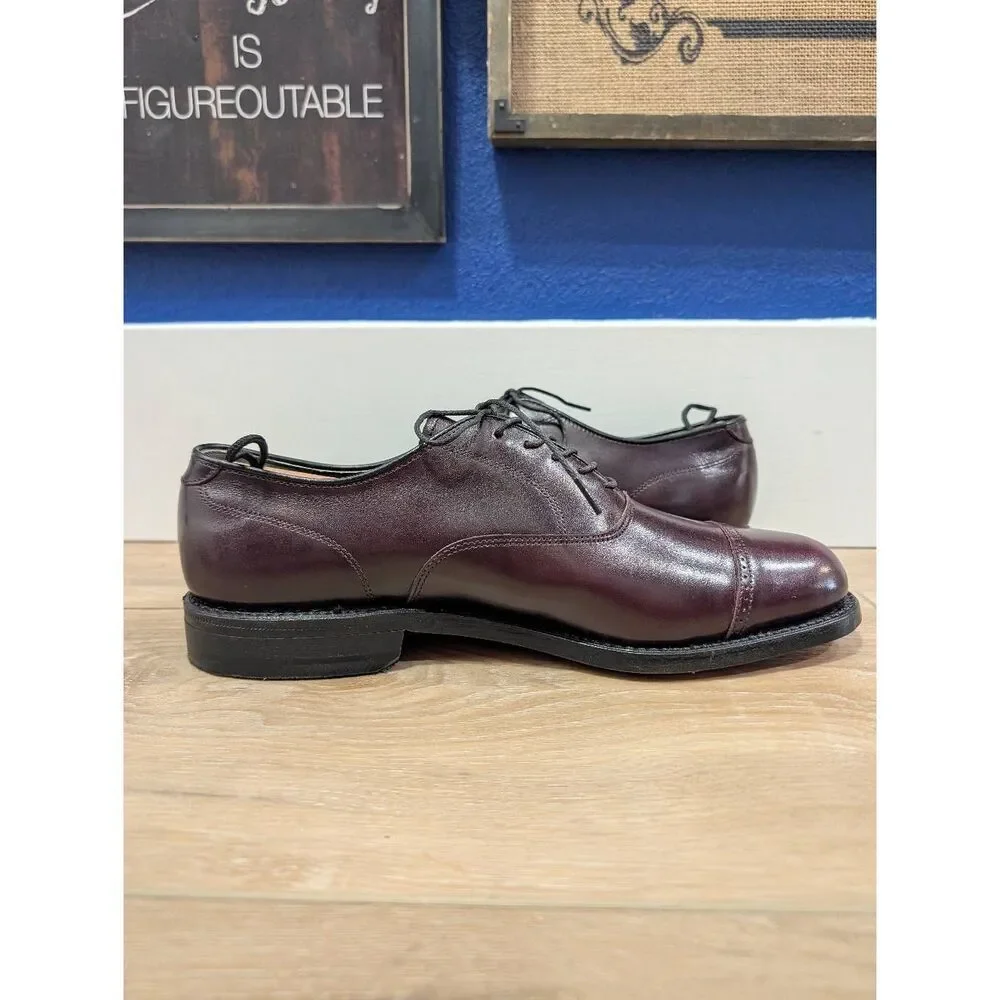 FootJoy Classics Cap Toe Oxford Dress Shoes Oxblood Leather 8.5D NWOB NOS USA
